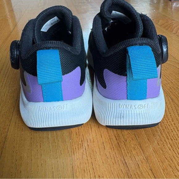 New Balance DynaSoft Reveal Sneakers Shoes Black Purple Blue V4 Kid Girls Sz 12W - Picture 7 of 11